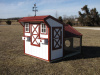 6x8 Rustic Red / Brilliant White